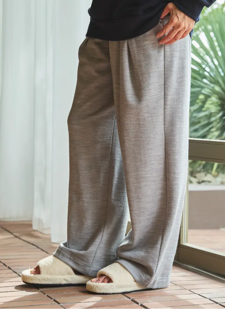[NEW] WIDE SWEAT PANTS