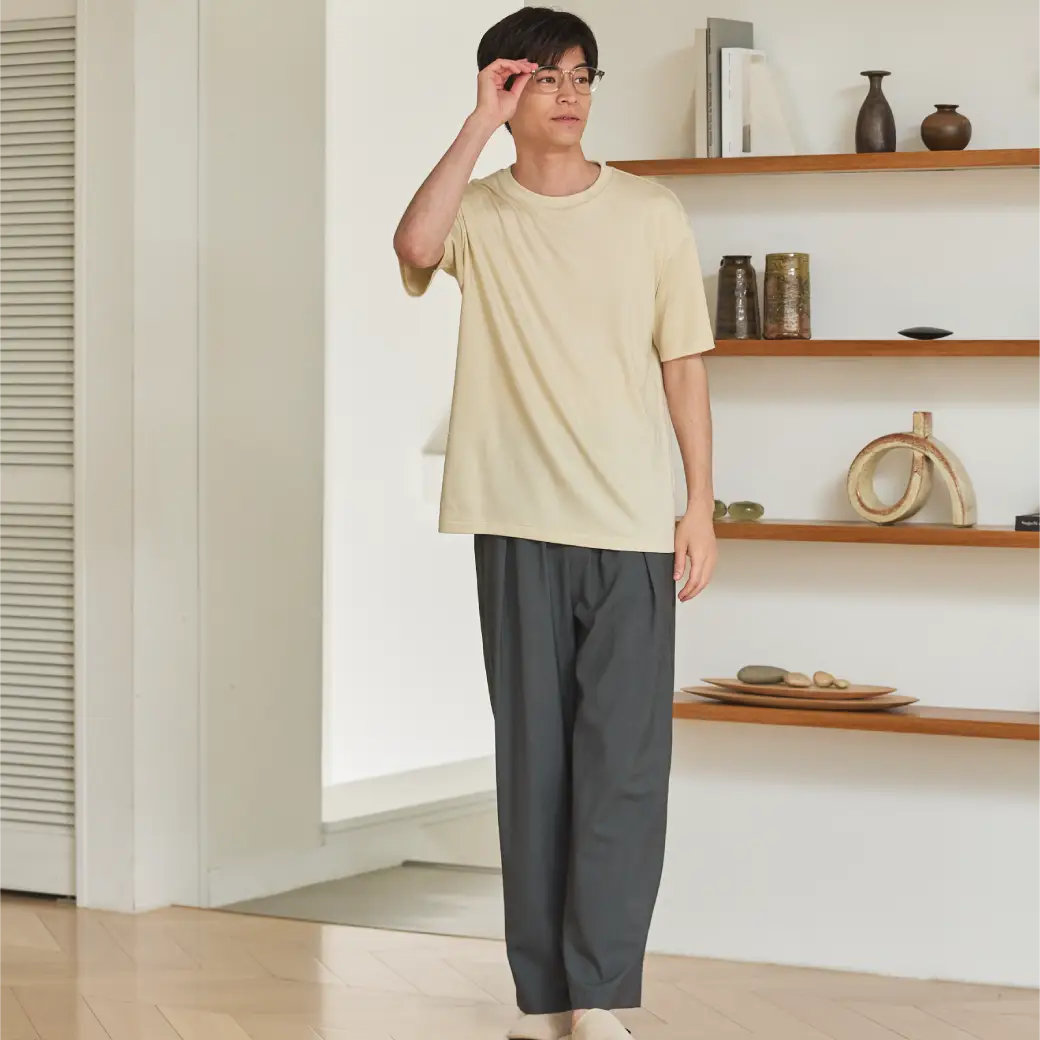 YUDANGI 　WIDE PANTS　ワイドパンツ