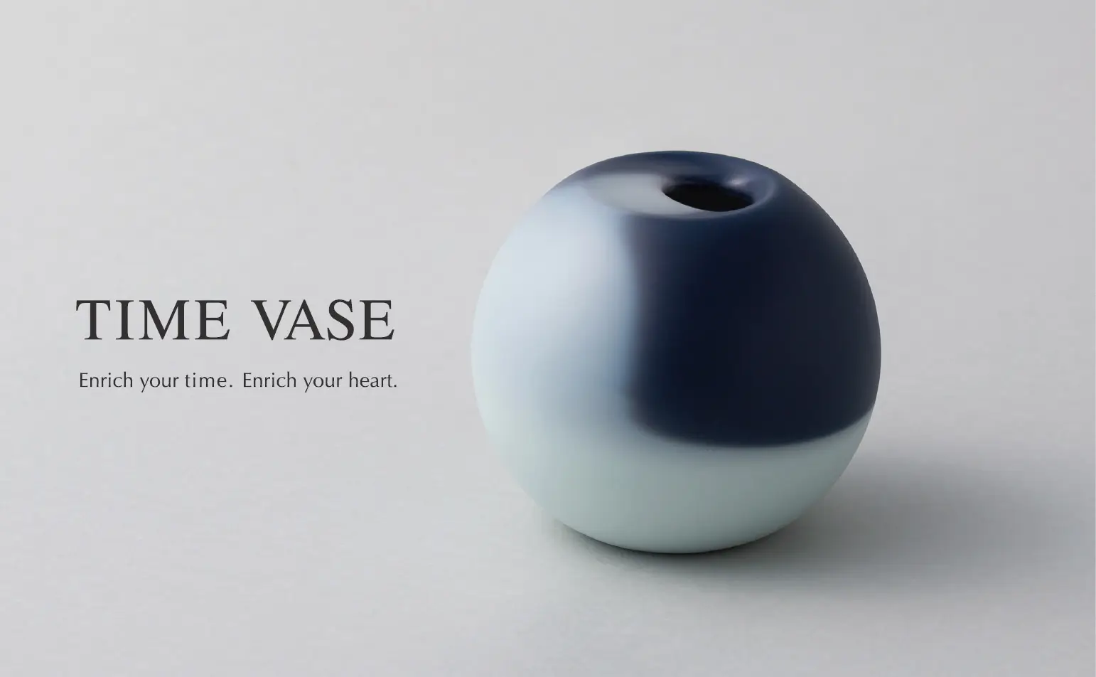 時間を飾る器「TIME VASE」ページオープン＆販売について