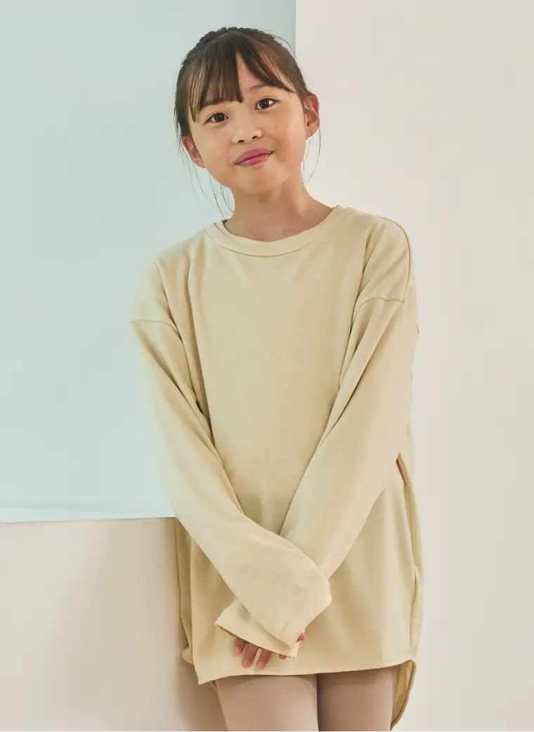 [NEW COLOR] ROUND HEM LONG T-SHIRT
