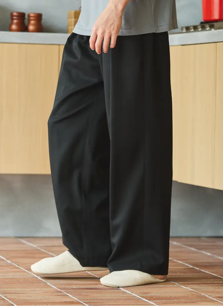 [NEW] WIDE TWILL PANTS
