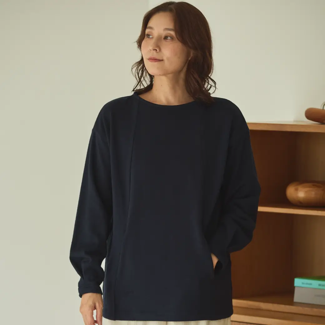 【11月4日よりオンライン販売開始】YUDANGI BOAT NECK PULLOVER /ボートネックプルオーバー