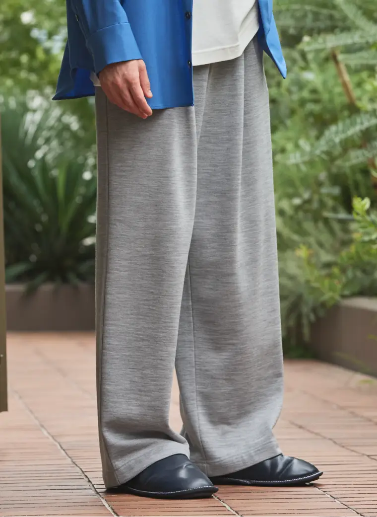 [NEW] WIDE SWEAT PANTS