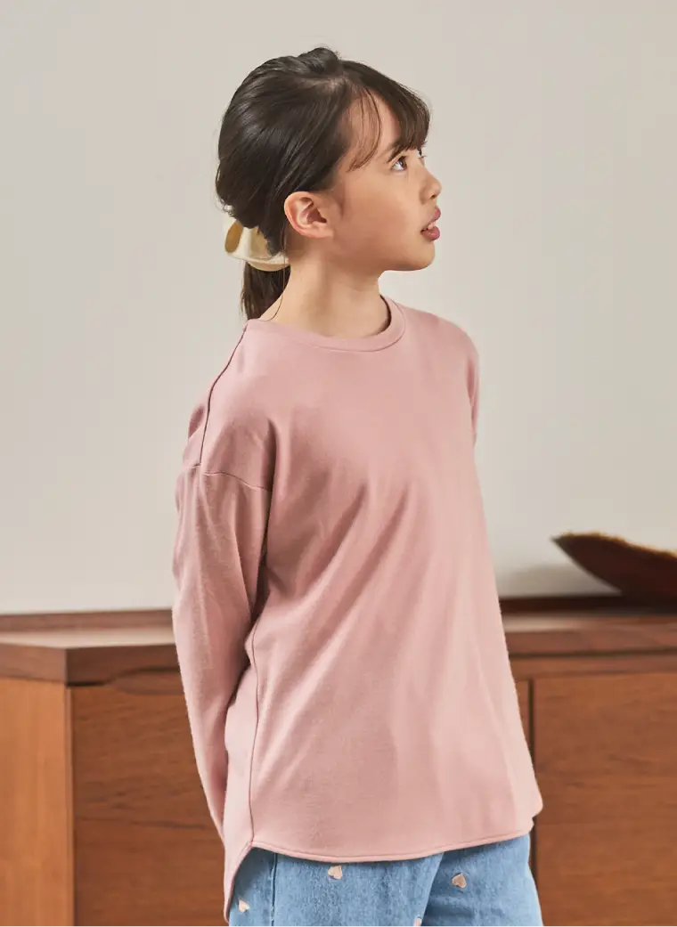 [NEW COLOR] ROUND HEM LONG T-SHIRT
