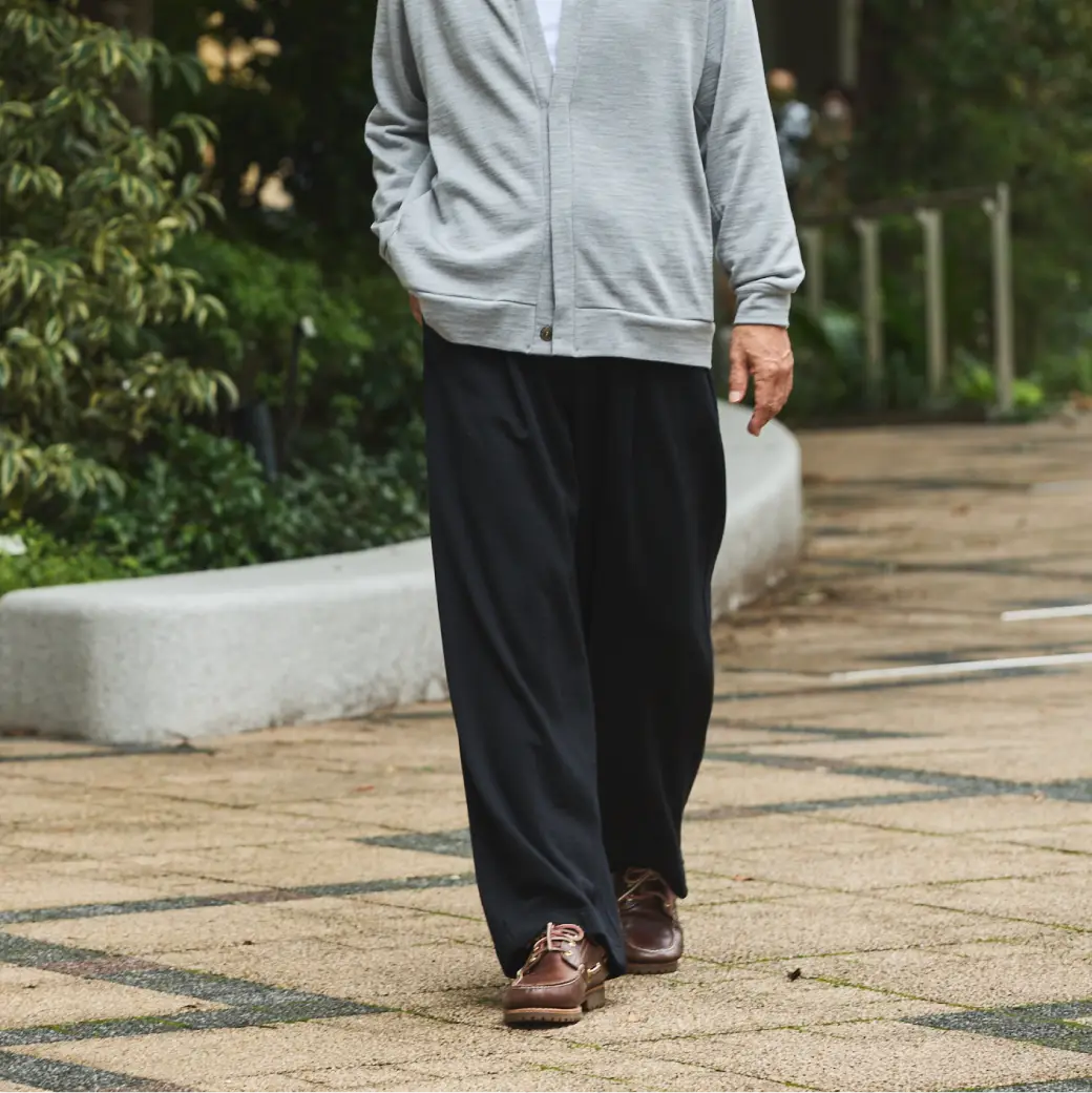 【11月4日よりオンライン販売開始】YUDANGI WIDE SWEAT PANTS /ワイドスウェットパンツ