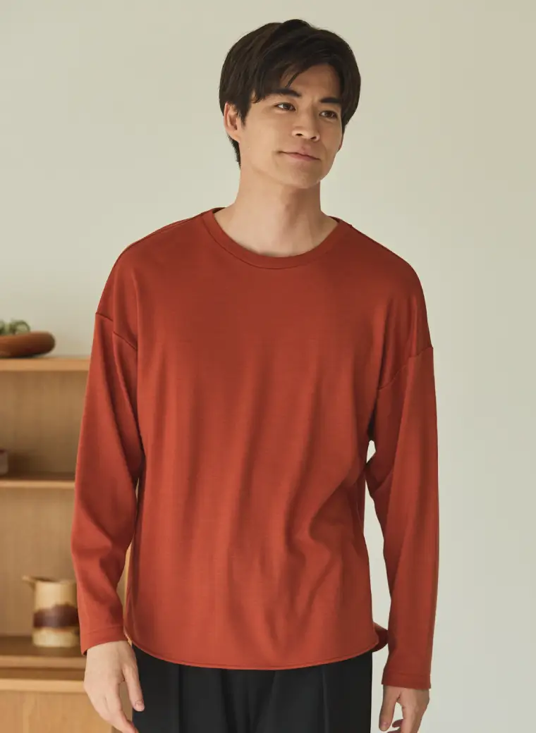 [NEW COLOR] ROUND HEM LONG T-SHIRT