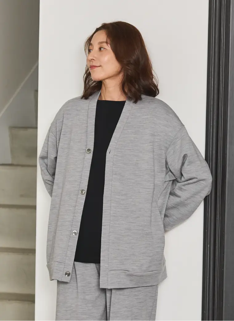 [NEW] SWEAT CARDIGAN