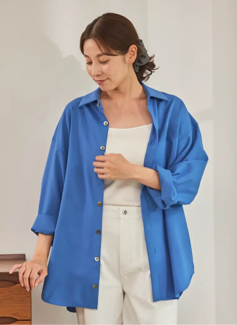 [NEW] HALF BUTTON SHIRT - MIDWEIGHT
